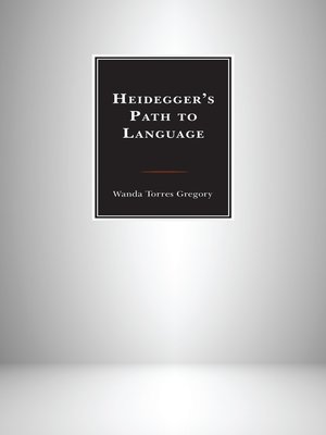 cover image of Heidegger's Path to Language